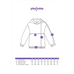 Худи PLAYTODAY, 1121670