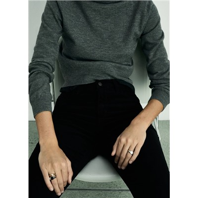 Jeans Sienna flare crop pana