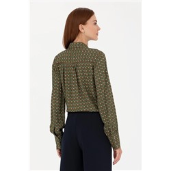 Kadın Yeşil Uzun Kollu Gömlek