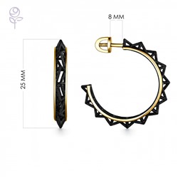 Серьги серебро 52929YB