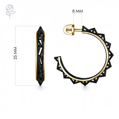 Серьги серебро 52929YB