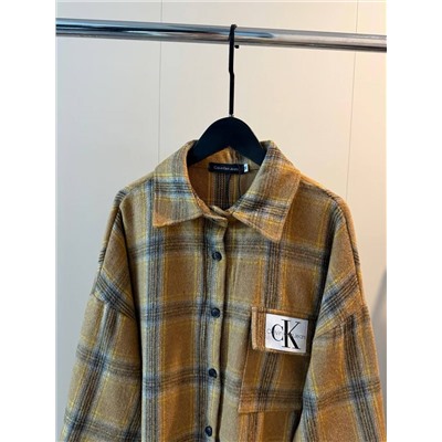 Теплая клетчатая рубашка СК