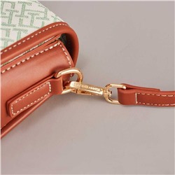 Сумка-мессенджер с цветочным узором сбоку на плече ТОММИ ХИЛФИГЕ*Р