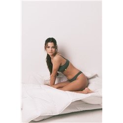 Sujetador top Seamless kaki floral