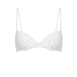 Sujetador push-up de pointelle