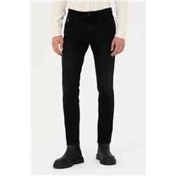 Erkek Siyah Jean Pantolon