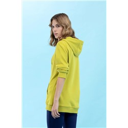 Fıstık Kapüşonlu Basic Sweatshirt (Unisex)