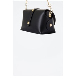 Bandolera de piel Aurora Negro