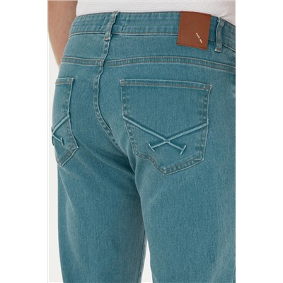 Erkek Yeşil Jean Pantolon