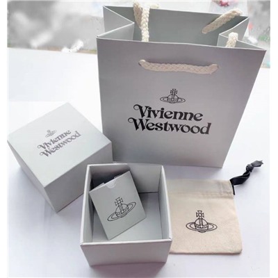 Ретро-ожерелье с голубым жемчугом "Сатурн" и браслет Vivienne Westwood