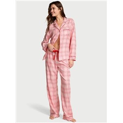 Victoria's Secret Flannel Long Pajama Set