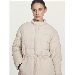 Water-repellent puffer jacket