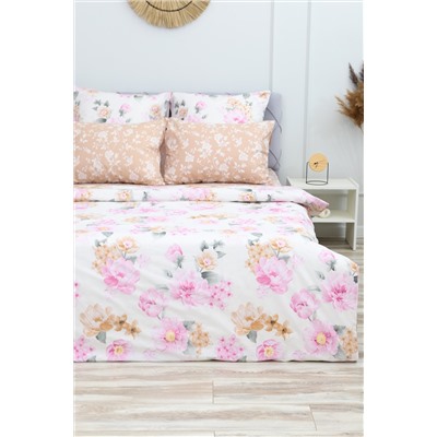 Наволочка поплин Цветочный рай