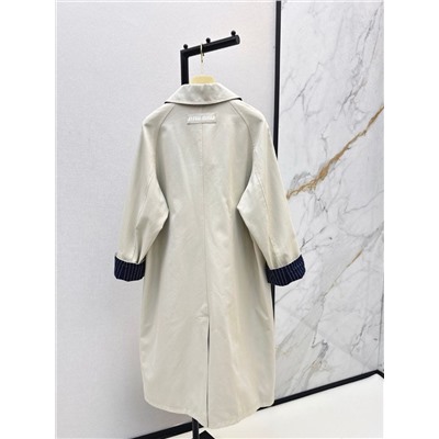 Женский плащ / тренч с отворотами на рукавах (2 цвета) МИУ МИ*У