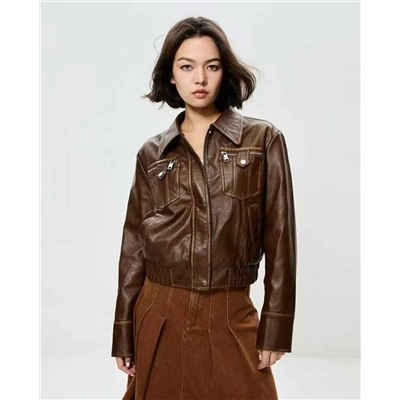 Женская кожаная куртка Onl*y , экспорт