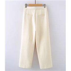 Женские прямые брюки с высокой талией