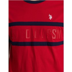 CREW NECK RINGER LOGO T-SHIRT