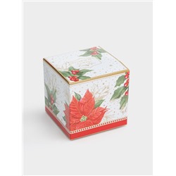 Сахарница, 0,25 л, Пуансеттия и ягоды