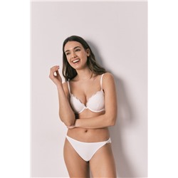 Sujetador push up encaje blanco GORGEOUS