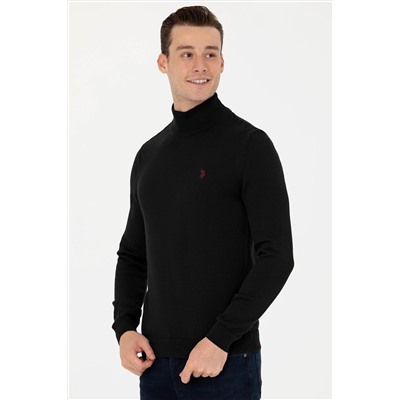 Erkek Siyah Basic Kazak