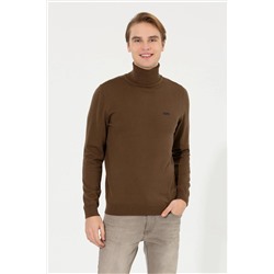 Erkek Coconut Balıkçı Yaka Basic Triko Kazak