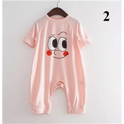 Крутой детский комбинезон для мальчиков и девочек с короткими рукавами