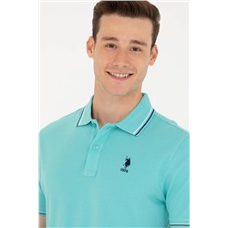 Erkek Mint Basic Polo Yaka Tişört