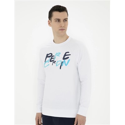 Beyaz Regular Fit Sweatshirt