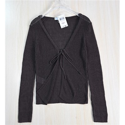 Осенний вязаный кардиган из хлопковой смеси МАНГ*О