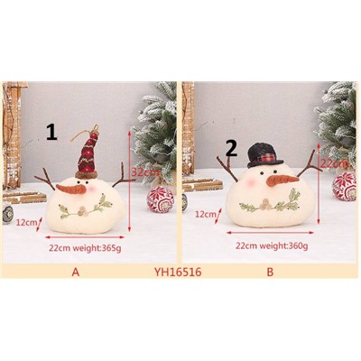Милые новогодние снеговики. Набор 2 шт