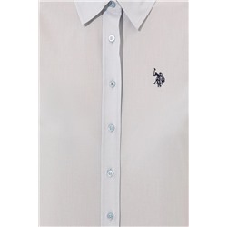 Kadın Açık Mavi Uzun Kollu Basic Gömlek