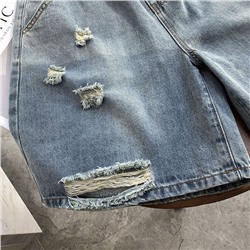 Удлиненные джинсовые шорты