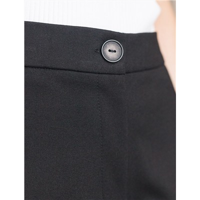 Прямые брюки из джерси на резинке сзади