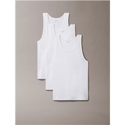 Cotton Stretch Blend 3-Pack Tank Top