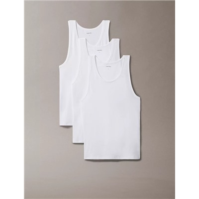 Cotton Stretch Blend 3-Pack Tank Top