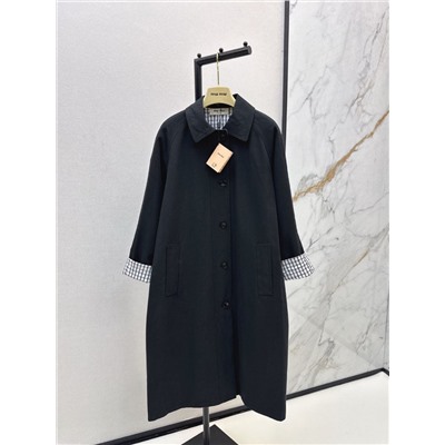 Женский плащ / тренч с отворотами на рукавах (2 цвета) МИУ МИ*У