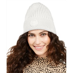 MICHAEL Michael Kors Rib-Cuff Hat With MK Logo