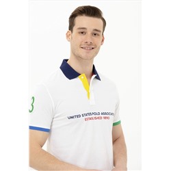 Erkek Beyaz Polo Yaka Tişört