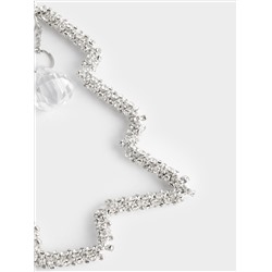 Игрушка елочная, 12 см, пластик/металл, серебристая, Елка, Event