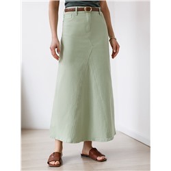 Юбка из денима с эластаном