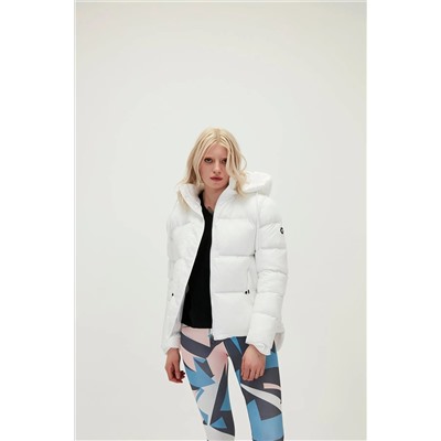 Bad Bear Tinkerbell Puffer Off-White Beyaz Kapüşonlu Kadın Mont
