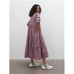 Gemustertes Maxikleid