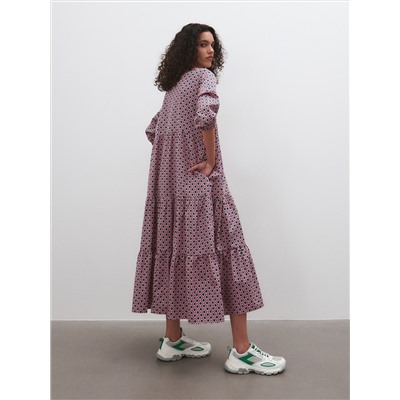 Gemustertes Maxikleid