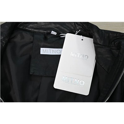 Женская курткаиз мягкой искусственной кожи с воротником-стойкой