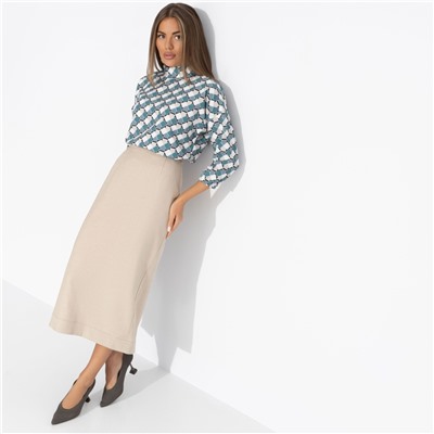 Блуза с воротником-стойкой, Вихрь комплиментов