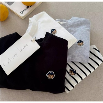 Лонгслив для мальчиков и девочек. 80 % хлопок