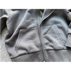 Толстовка на молнии для мальчиков и девочек на флисовом подкладе с капюшоном и вышивкой на груди, Polo Ralf Laure*n