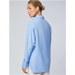 Блузка в полоску с цельнокроеной проймой