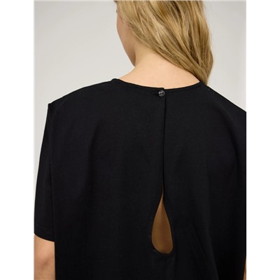 Черная блузка "Капля"
