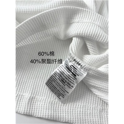 Мужской лонгслив из вафельной ткани   Cotto*n O*n  Экспорт